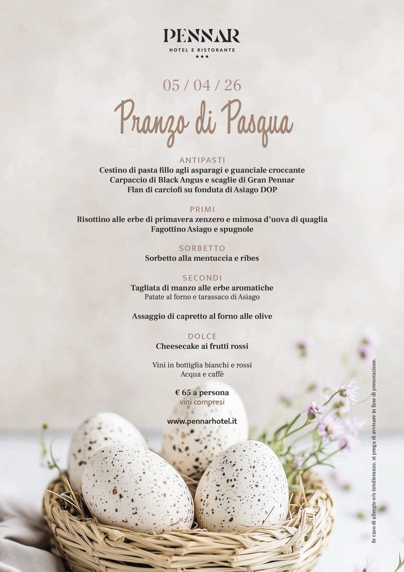 menu pasqua pennar
